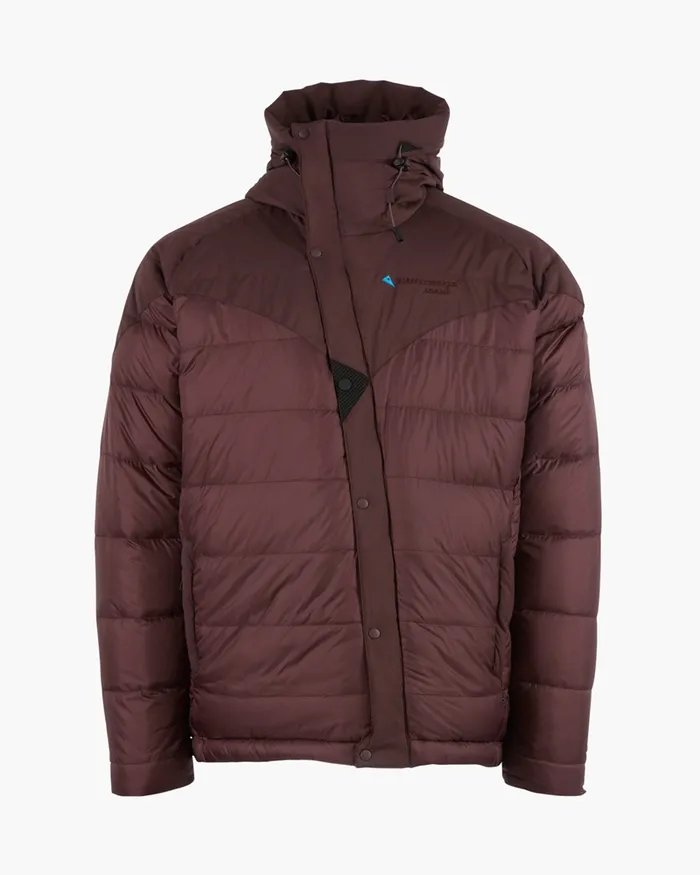 Atle 30 Midweight Midweight Down Jacket Amaranth Red Men Klttermusen Down and Insulated Jackets
