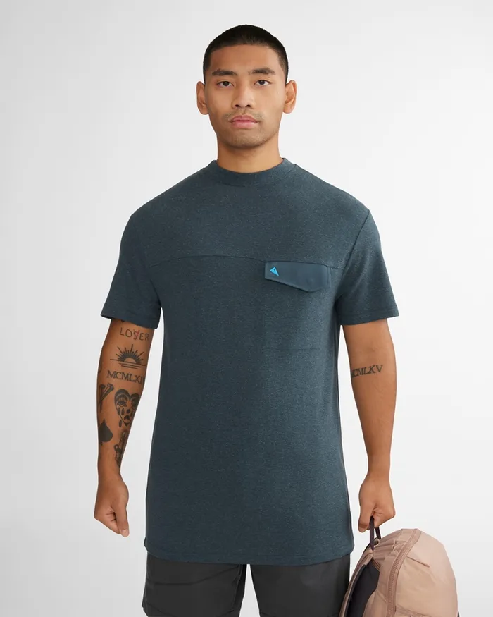 Aurvandil SS Tee M039s Short Sleeved Tee Off The Mountain Dark Straw Men Klttermusen TShirts