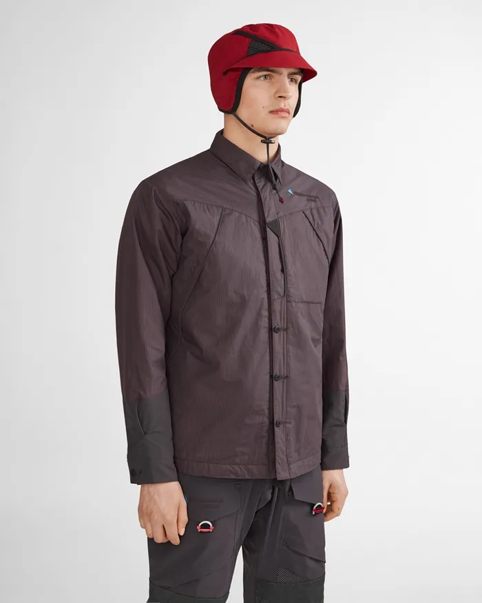 Austre Katla Cotton Windproof Jacket Raven Burnt Men Klttermusen Shirts