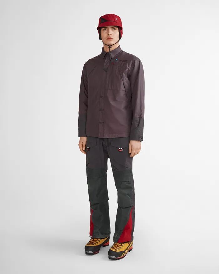 Austre Katla Cotton Windproof Jacket Raven Burnt Men Klttermusen Shirts