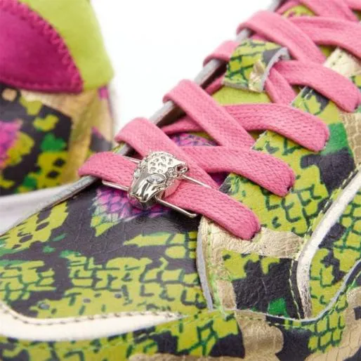 Avabelle Lime Green Snake Print Leather Women Moda In Pelle Platform Trainers Avabelle Lime Green Snake Print Leather Women Moda In Pelle Platform Trainers