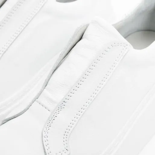 B Axell White Leather Women Moda In Pelle Chunky Trainers