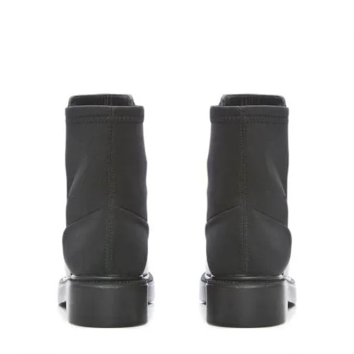 B City Black Leather Women Moda In Pelle Ankle Boots B City Black Leather Women Moda In Pelle Ankle Boots