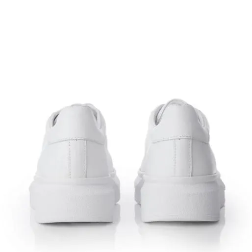 BDreami White Leather Women Moda In Pelle Platform Trainers BDreami White Leather Women Moda In Pelle Platform Trainers