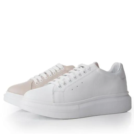BDreami White Leather Women Moda In Pelle Platform Trainers BDreami White Leather Women Moda In Pelle Platform Trainers