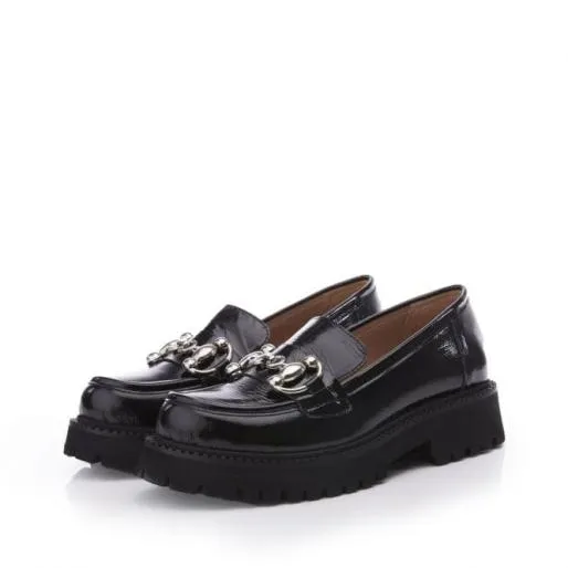 BKeegan Black Patent Leather Women Moda In Pelle Brogues And Loafers BKeegan Black Patent Leather Women Moda In Pelle Brogues And Loafers