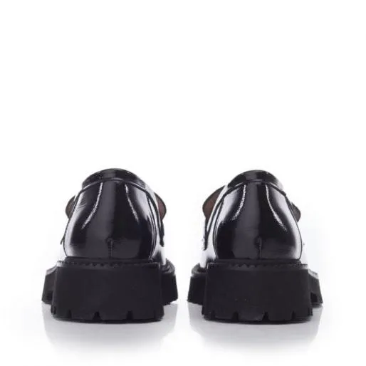 BKeegan Black Patent Leather Women Moda In Pelle Brogues And Loafers BKeegan Black Patent Leather Women Moda In Pelle Brogues And Loafers