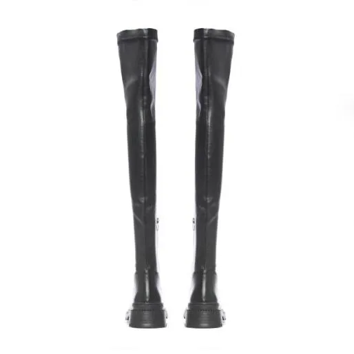 B Stari Black Leather Women Moda In Pelle Heeled And Wedge Boots B Stari Black Leather Women Moda In Pelle Heeled And Wedge Boots