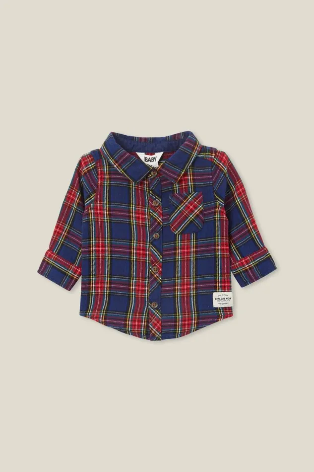 Baby Tops Jackets and Sweaters Cotton On Baby Rugged Shirt In The Navyheritage Red Plaid Baby Tops Jackets and Sweaters Cotton On Baby Rugged Shirt In The Navyheritage Red Plaid