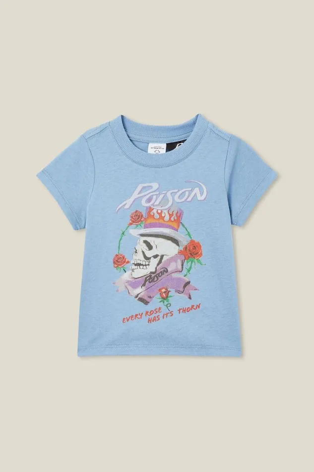 Baby Tops Jackets and Sweaters Cotton On Jamie Short Sleeve TeeLicense Lcn Bra Dusty Bluepoison Skeleton Baby Tops Jackets and Sweaters Cotton On Jamie Short Sleeve TeeLicense Lcn Bra Dusty Bluepoison Skeleton