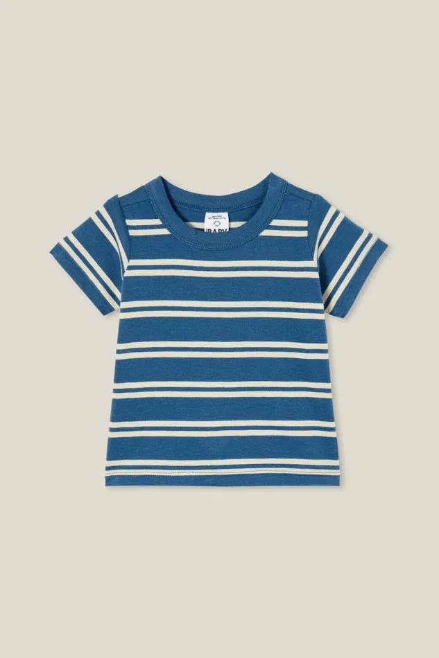 Baby Tops Jackets and Sweaters Cotton On Jamie Short Sleeve Tee Petty Bluerainy Day Double Stripe Baby Tops Jackets and Sweaters Cotton On Jamie Short Sleeve Tee Petty Bluerainy Day Double Stripe