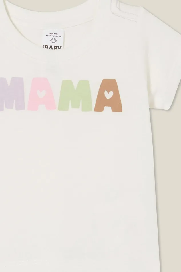 Baby Tops Jackets and Sweaters Cotton On Jamie Short Sleeve Tee Vanillamama