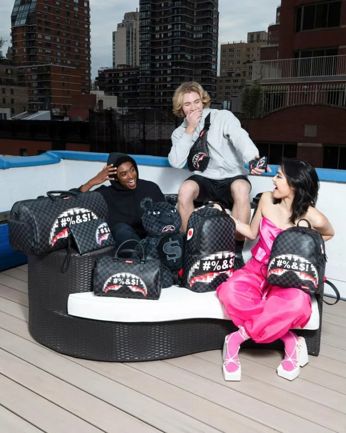 Bags SPRAYGROUND 039WHAT THE BEEP039 SHARK MINI DUFFLE