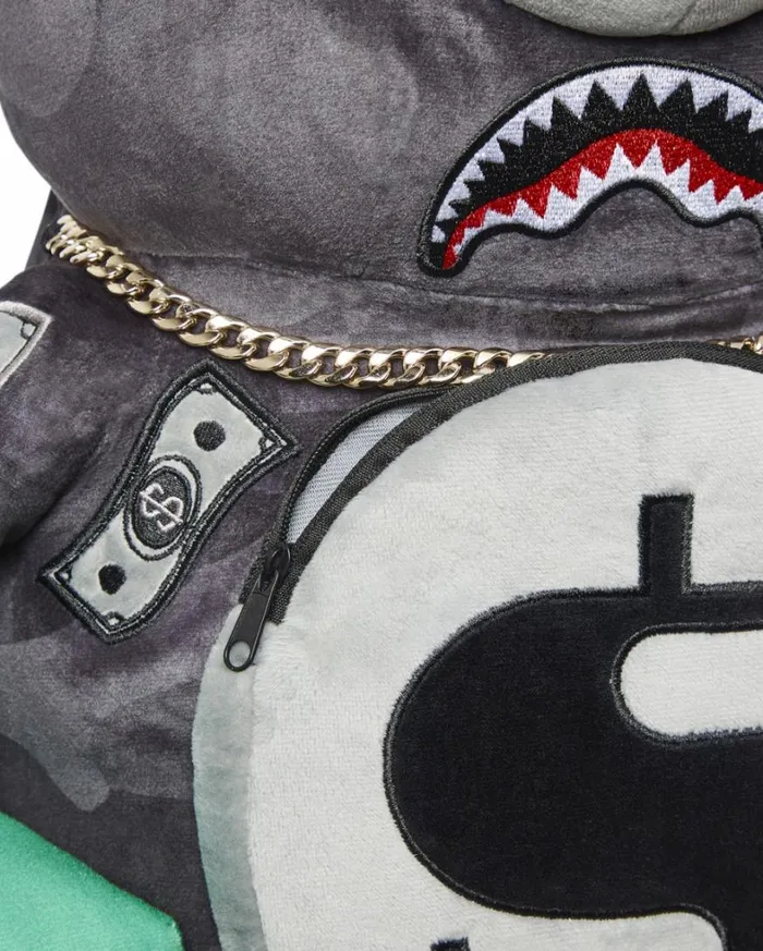 Bags SPRAYGROUND 3AM NEVER SLEEP MONEYBEAR TEDDYBEAR BACKPACK