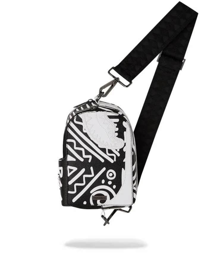 Bags SPRAYGROUND AI8 AFRICAN INTELLIGENCE 8211 ORIGIN STORY BACKPACK SLING
