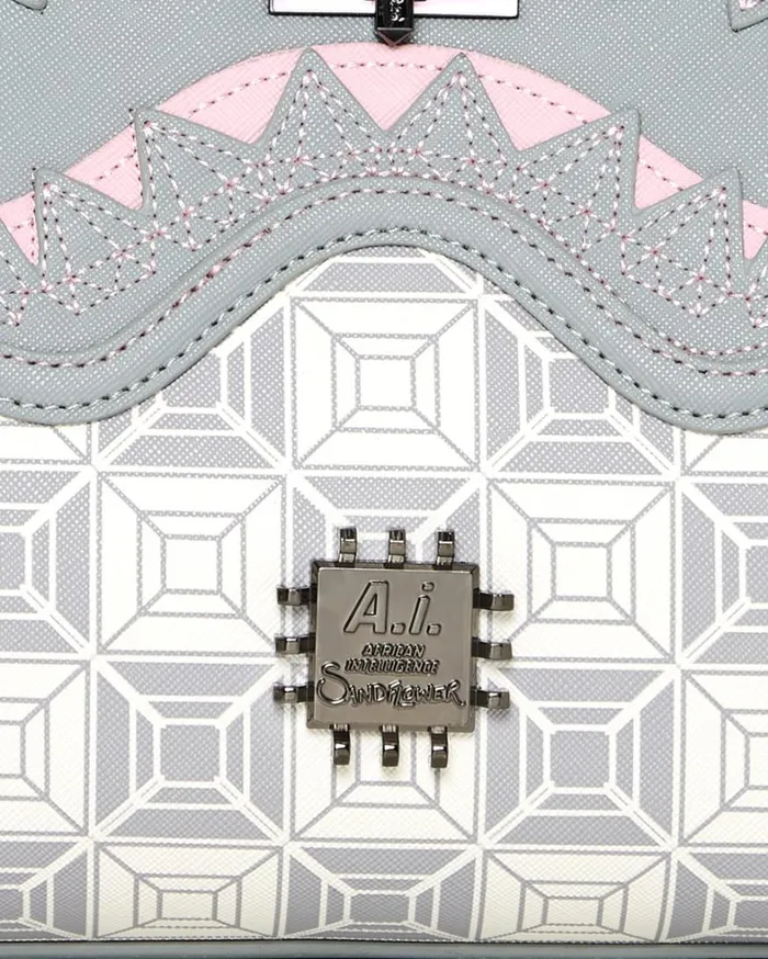 Bags SPRAYGROUND AI8 AFRICAN INTELLIGENCE BOOKED and BUSY SHARK HANDBAG