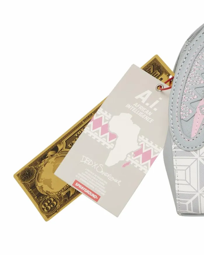 Bags SPRAYGROUND AI8 AFRICAN INTELLIGENCE BOOKED and BUSY SHARK HANDBAG
