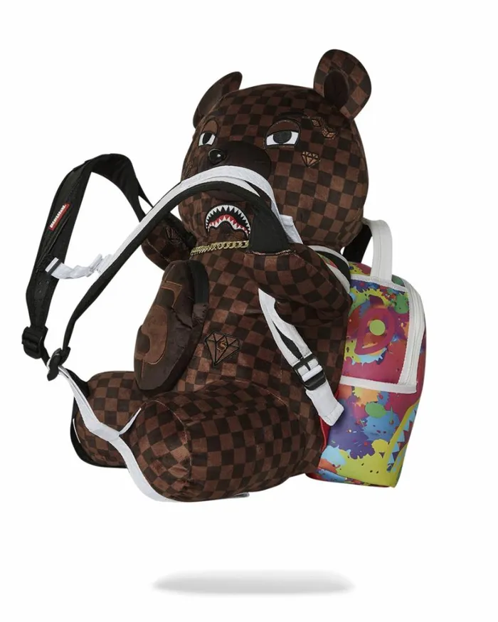 Bags SPRAYGROUND BEAR WEARING BACKPACK AS A BACKPACK
