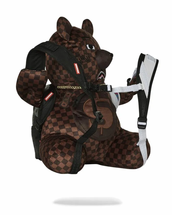 Bags SPRAYGROUND BEAR WEARING BACKPACK AS A BACKPACK
