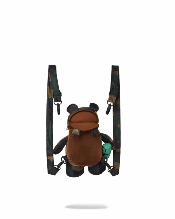 Bags SPRAYGROUND BEARCUB BACKPACK 8211 CAMOCHECK MONEYBEAR