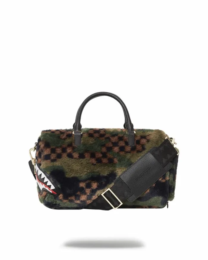 Bags SPRAYGROUND BIG SKY FUR SHARK MINI DUFFLE