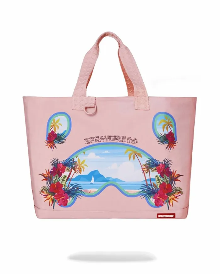 Bags SPRAYGROUND BORA BORA SHARK ISLAND VILLA BEACH TOTE