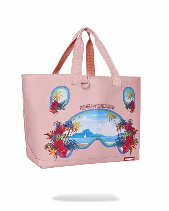 Bags SPRAYGROUND BORA BORA SHARK ISLAND VILLA BEACH TOTE