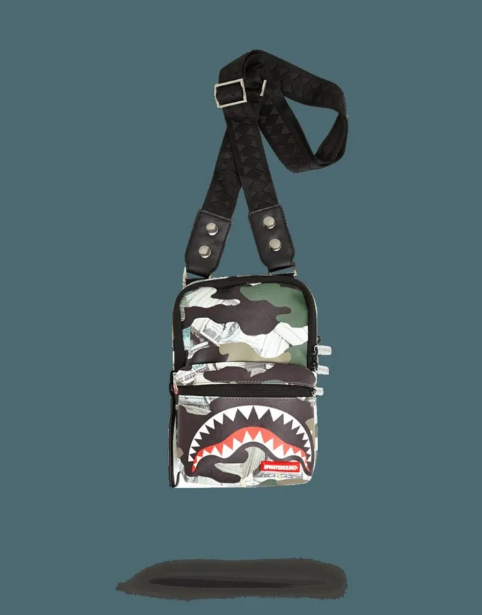 Bags SPRAYGROUND CAMO MONEY SHARK SLING