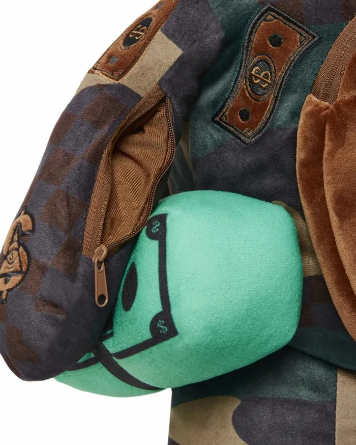 Bags SPRAYGROUND CAMOCHECK MONEYBEAR TEDDYBEAR BACKPACK