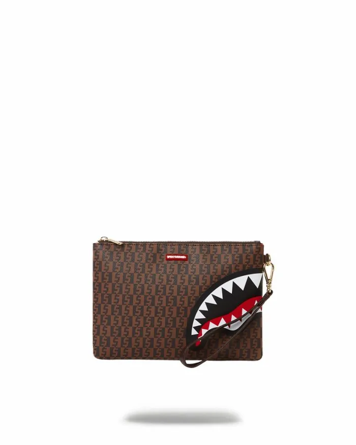 Bags SPRAYGROUND CASHIN CHECKS CROSSOVER CLUTCH