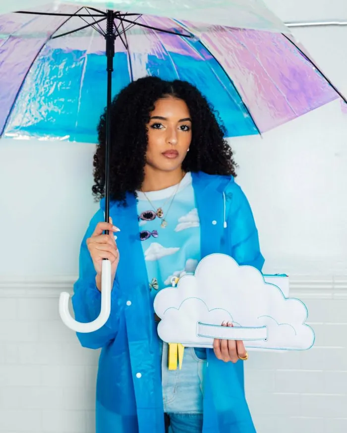Bags SPRAYGROUND CLOUDY WITH A CHANCE OF SHARK CROSSOVER CLUTCH