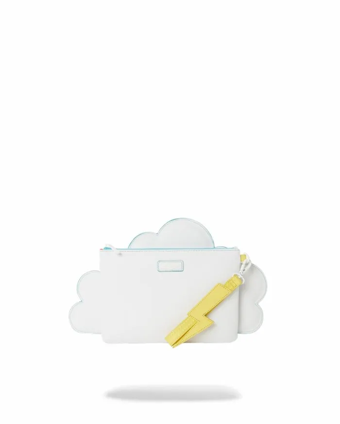 Bags SPRAYGROUND CLOUDY WITH A CHANCE OF SHARK CROSSOVER CLUTCH