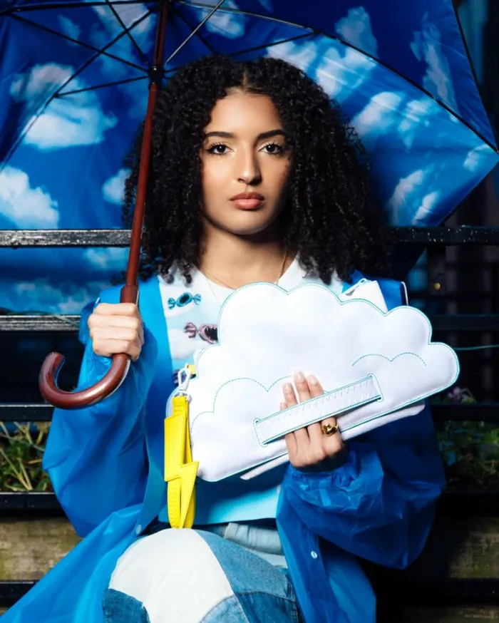 Bags SPRAYGROUND CLOUDY WITH A CHANCE OF SHARK CROSSOVER CLUTCH