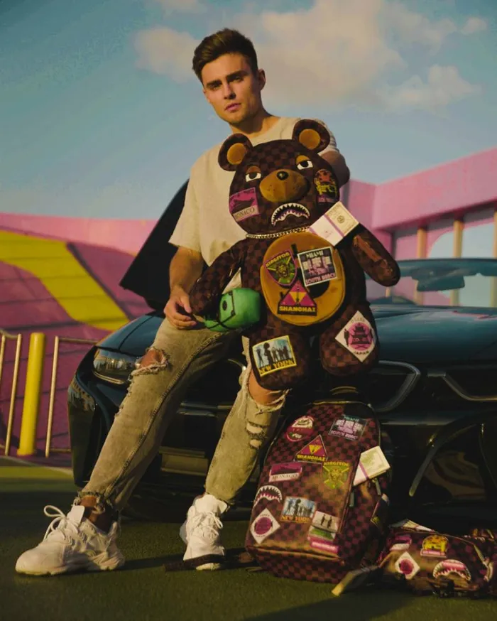 Bags SPRAYGROUND GLOBAL MOGUL MONEYBEAR TEDDYBEAR BACKPACK