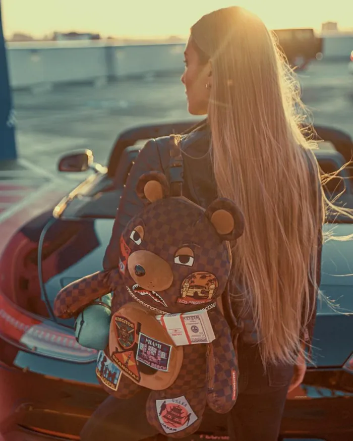 Bags SPRAYGROUND GLOBAL MOGUL MONEYBEAR TEDDYBEAR BACKPACK