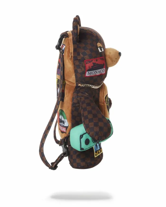 Bags SPRAYGROUND GLOBAL MOGUL MONEYBEAR TEDDYBEAR BACKPACK