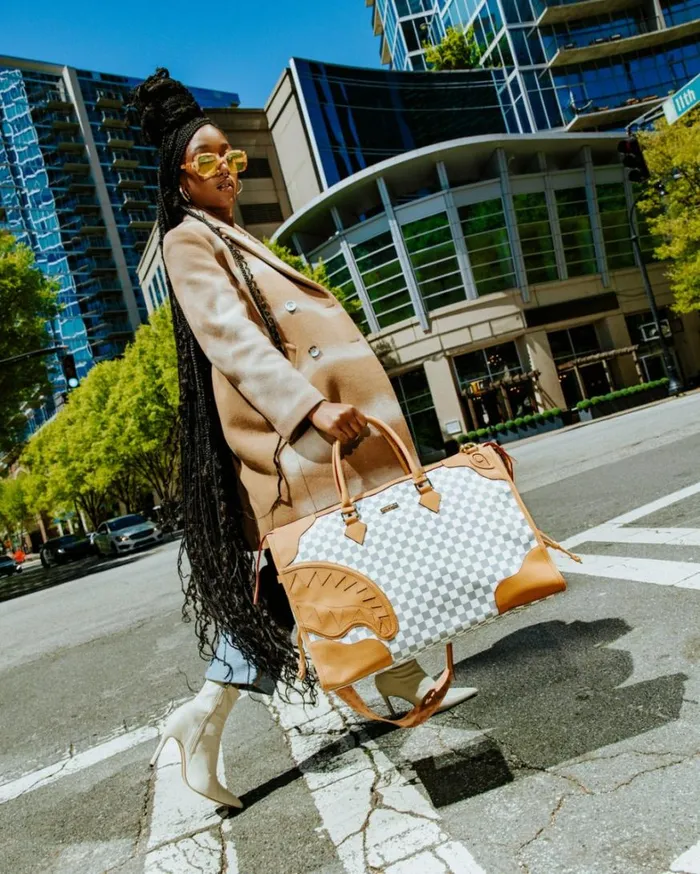 Bags SPRAYGROUND HENNY LATTE PYRAMID DUFFLE