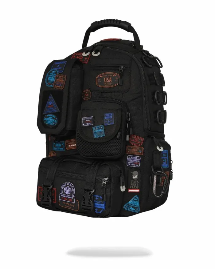 Bags SPRAYGROUND JAMES FIRST CLASS I GOT THESE STAMPS BACKPACK