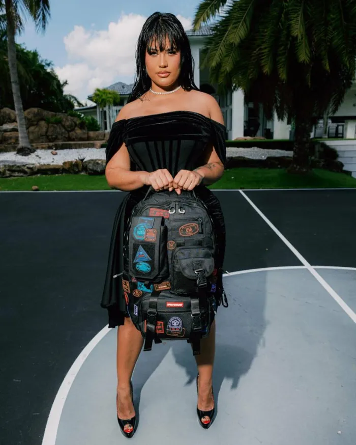 Bags SPRAYGROUND JAMES FIRST CLASS I GOT THESE STAMPS BACKPACK