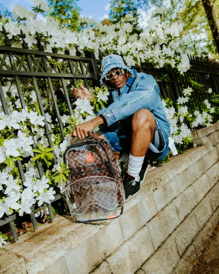 Bags SPRAYGROUND LOUD AND CLEAR 8211 CLEAR DLX BACKPACK Bags SPRAYGROUND LOUD AND CLEAR 8211 CLEAR DLX BACKPACK
