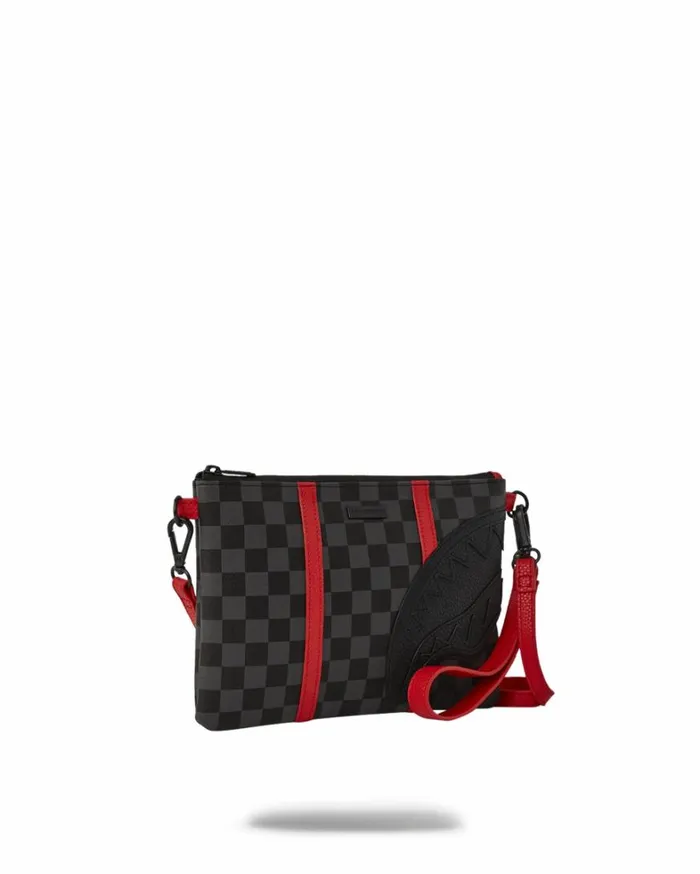 Bags SPRAYGROUND MONACO SHARK CLUB CROSSOVER CLUTCH W SHOULDER STRAP