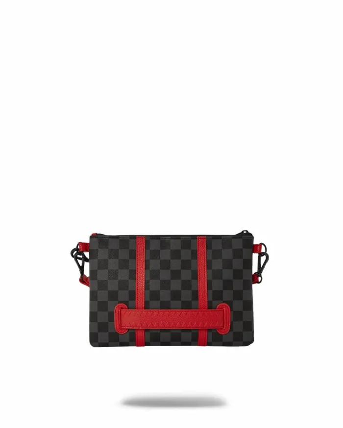 Bags SPRAYGROUND MONACO SHARK CLUB CROSSOVER CLUTCH W SHOULDER STRAP