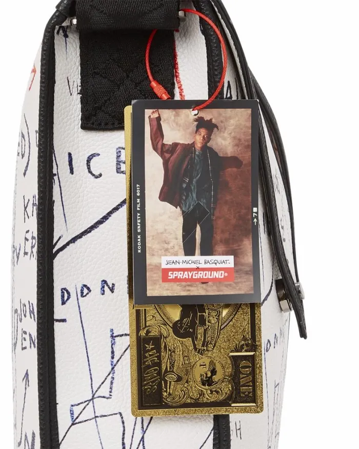 Bags SPRAYGROUND OFFICIAL BASQUIAT UNTITLED CHEESE POPCORN 1983 SLING MESSENGER