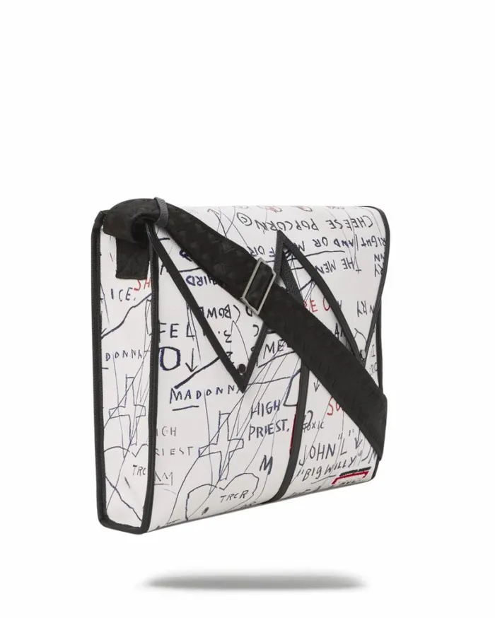 Bags SPRAYGROUND OFFICIAL BASQUIAT UNTITLED CHEESE POPCORN 1983 SLING MESSENGER