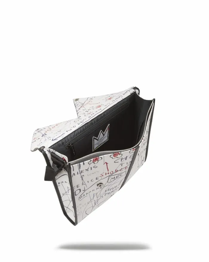 Bags SPRAYGROUND OFFICIAL BASQUIAT UNTITLED CHEESE POPCORN 1983 SLING MESSENGER