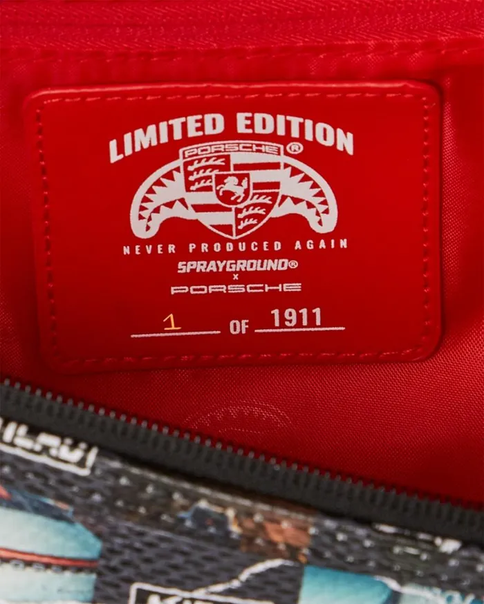 Bags SPRAYGROUND PORSCHE AHEAD COLLAB SAVVY CROSSBODY 8211 LIMITED EDITION