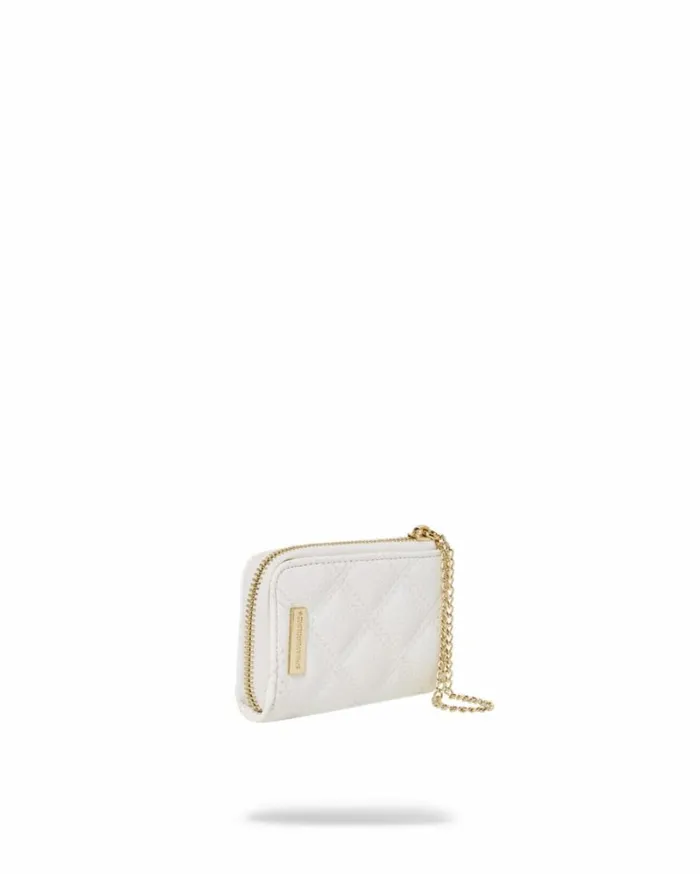 Bags SPRAYGROUND RIVIERA LE BLANC GOLD CHAIN SHARK WALLET