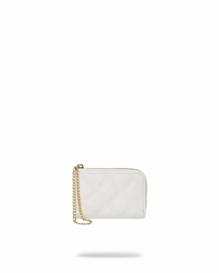 Bags SPRAYGROUND RIVIERA LE BLANC GOLD CHAIN SHARK WALLET