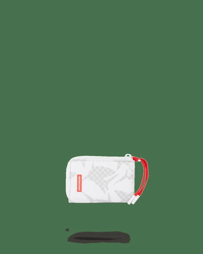 Bags SPRAYGROUND SHARK CHECK WHITE WALLET