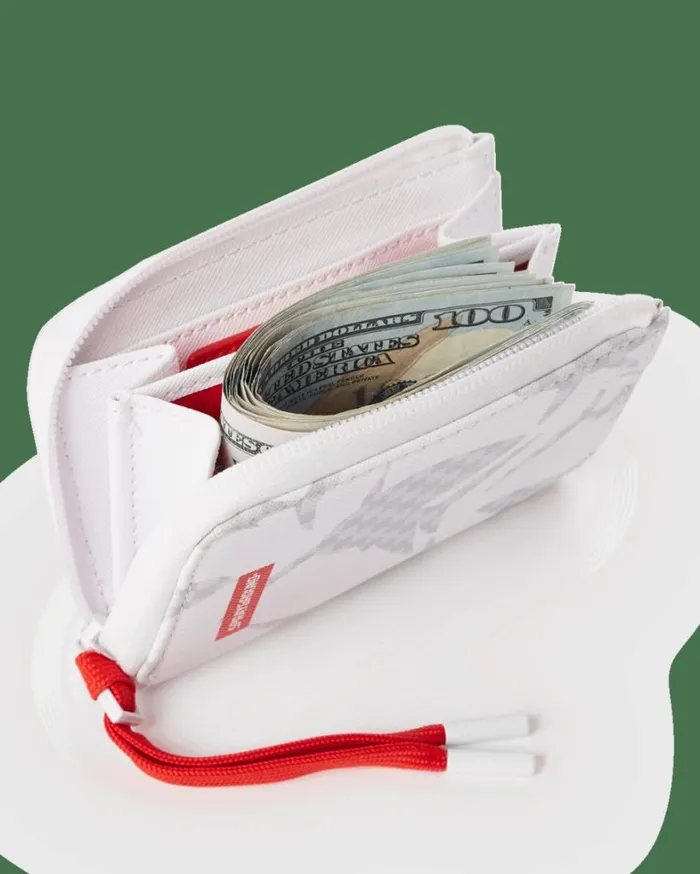 Bags SPRAYGROUND SHARK CHECK WHITE WALLET Bags SPRAYGROUND SHARK CHECK WHITE WALLET